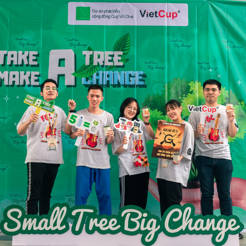 CÙNG VIETCUP NHÌN LẠI SỰ KIỆN “TAKE A TREE - MAKE A CHANGE” TẠI TRƯỜNG ĐẠI HỌC FPT