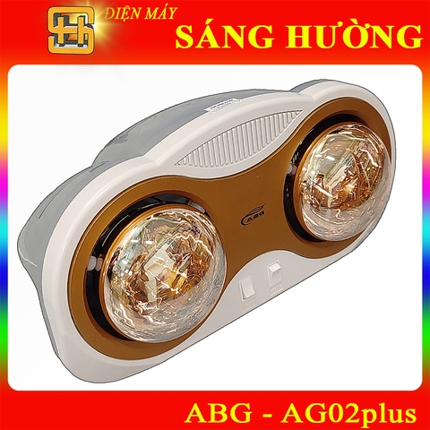Máy Sưởi Phòng Tắm ABGeco 2 Bóng AG02