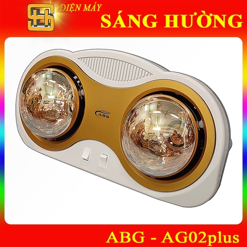 Máy Sưởi Phòng Tắm ABGeco 2 Bóng AG02
