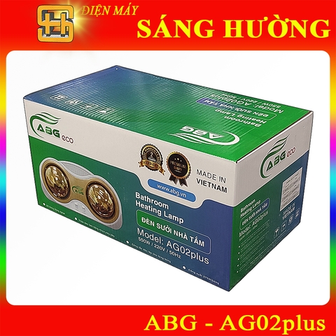 Máy Sưởi Phòng Tắm ABGeco 2 Bóng AG02