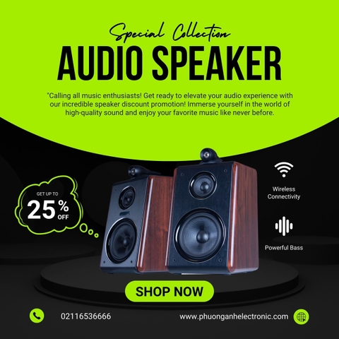 Loa Bookshelf Karaoke Acoustic ED60