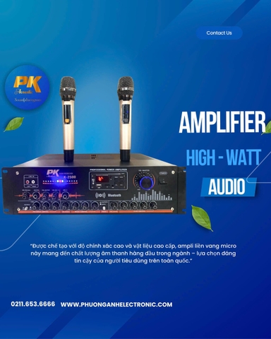 Đẩy công suất 3 trong 1 Model:PK-2500