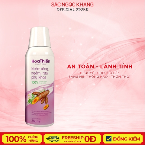 Nước Xông, Ngâm , Rửa phụ khoa Hoa Thiên chai 250ml