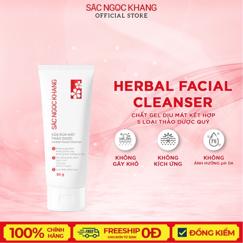 Sữa Rửa Mặt Thảo Dược Sắc Ngọc Khang (Herbal Facial Cleanser)  50g