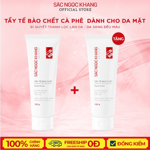 [Mua 1 Tặng 1] Tẩy Tế Bào Chết Da Mặt (Facial Scrub) (Tuýp 120g)