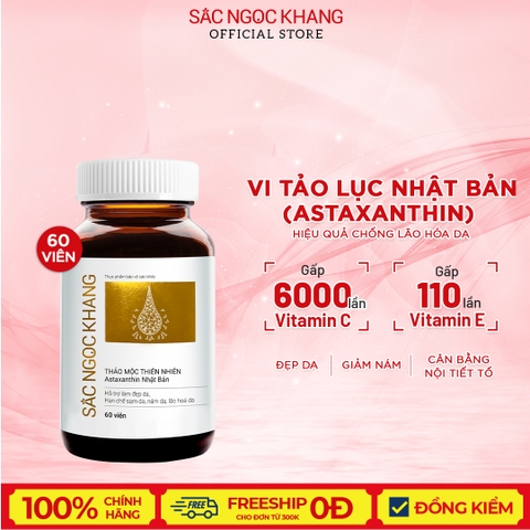 Viên Uống Sắc Ngọc Khang Vi Tảo Lục (Hộp 60 Viên)