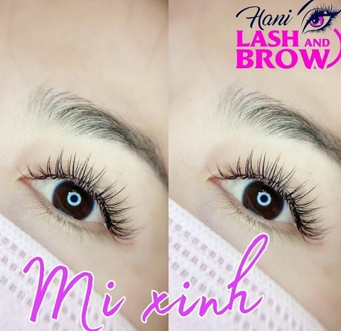 Nối mi màu sau khi uốn mi có được không?