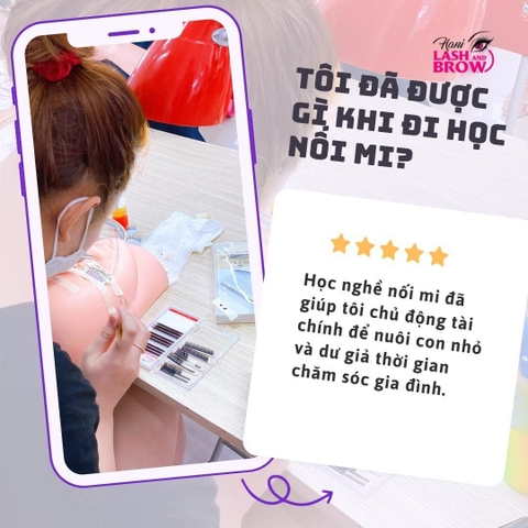 Dạy nghề nối mi bảo hành trọn đời cho học viên, xem ngay!