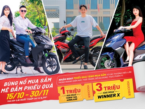 BÙNG NỔ MUA SẮM – MÊ ĐẮM PHIẾU QUÀ
