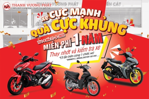 Siêu khuyến mãi tháng 8 tại Thanh Vương Phát