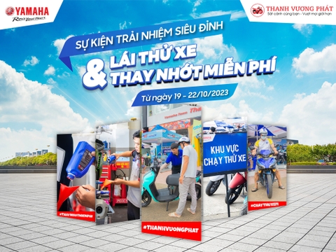 Tri ân khách hàng - Thay nhớt miễn phí và Lái thử xe FI
