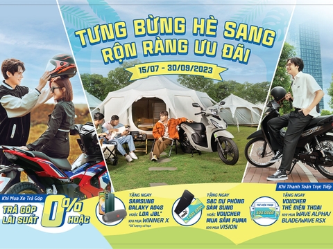 NGẬP TRÀN ƯU ĐÃI “KHỦNG” CÙNG CHƯƠNG TRÌNH KHUYẾN MẠI “TƯNG BỪNG HÈ SANG – RỘN RÀNG ƯU ĐÃI”