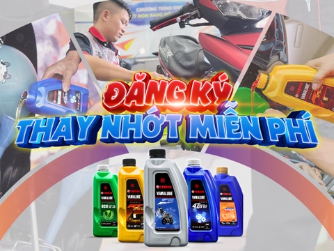 Đăng ký Thay nhớt miễn phí tại Yamaha Town Thanh Vương Phát - Ấp Lồ Ồ, Xã An Tây, TX. Bến Cát, Bình Dương