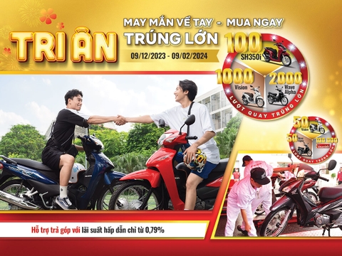 MAY MẮN VỀ TAY - MUA NGAY TRÚNG LỚN