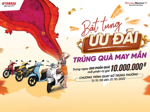 BẬT TUNG ƯU ĐÃI, TRÚNG QUÀ MAY MẮN