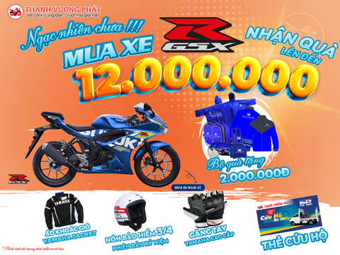 ƯU ĐÃI ĐẾN 12.000.000VND KHI MUA GSX TẠI THANH VƯƠNG PHÁT TRONG THÁNG 11 NÀY!