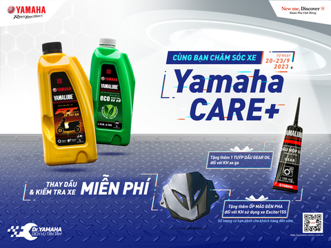 YAMAHA CARE +CÙNG BẠN CHĂM SÓC