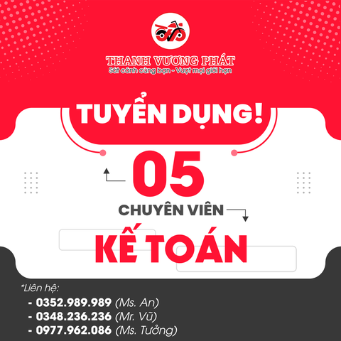 Tuyển dụng tháng 08/2023 - Chiêu mộ nhân tài đồng hành cùng Thanh Vương Phát