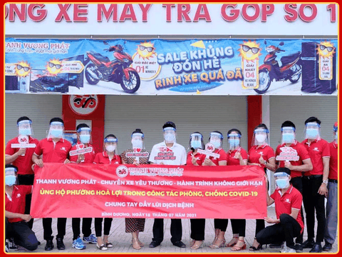 THANH VƯƠNG PHÁT ĐỒNG HÀNH CÙNG CHƯƠNG TRÌNH CHUYẾN XE YÊU THƯƠNG - HÀNH TRÌNH KHÔNG GIỚI HẠN NHẰM CHUNG TAY HỖ TRỢ NGƯỜI DÂN KHÓ KHĂN VÌ COVID -19 TẠI BÌNH DƯƠNG