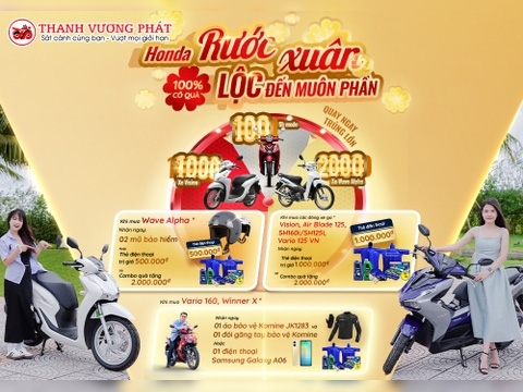 HONDA RƯỚC XUÂN - LỘC ĐẾN MUÔN PHẦN