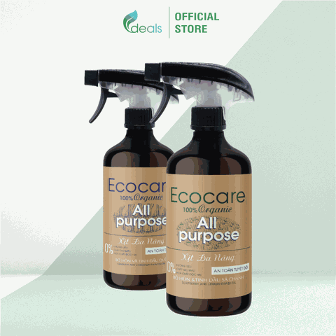 Xịt Chùi Rửa Đa Năng Bồ Hòn Hữu Cơ ECOCARE 500ml