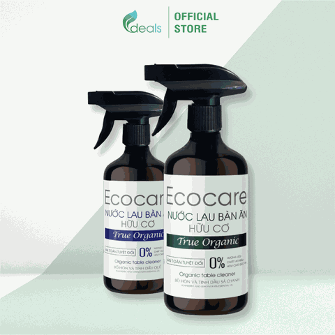 Xịt Lau Bàn Ăn từ Bồ Hòn Hữu Cơ ECOCARE 500ml
