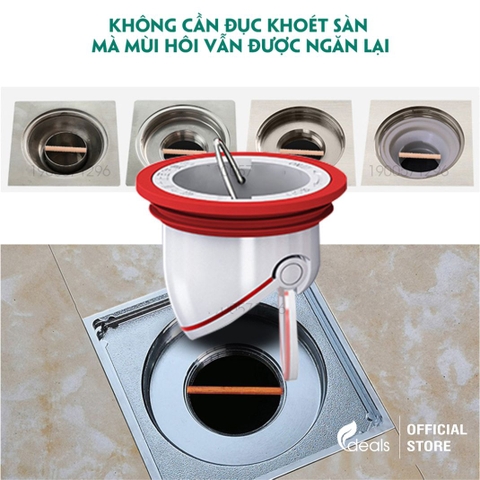 Nắp Ngăn Mùi Thoát Sàn, Chống Trào Ngược ECODEALS loại cao cấp