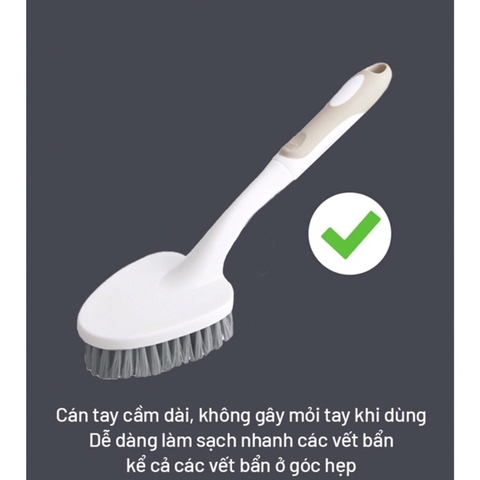 Bàn chải nhà tắm, cọ bồn rửa mặt, chổi nhà vệ sinh – Parroti Clever CR01