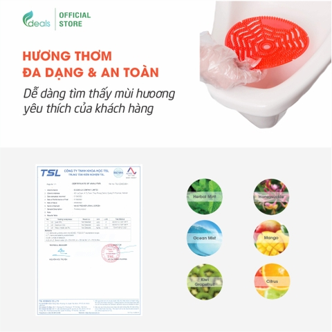 Tấm Lót Khử Mùi Bồn Tiểu ECODEALS P1 Screen
