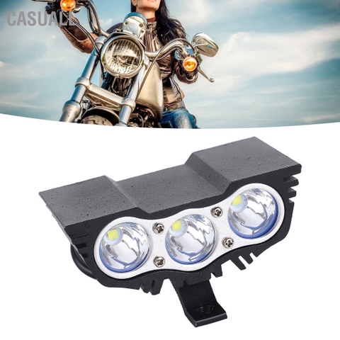 Đèn led trợ sáng mắt cú 3 mắt chống nước Moto 12v-80v [BH: None]