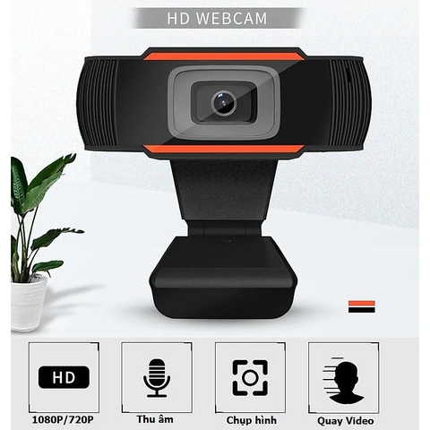 Webcam X1 độ phân giải 720P MẪU KẸP loại 1 full HD có micro [BH 1 tháng]