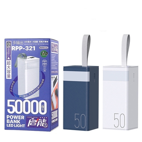 Pin sạc nhanh 22.5w REMAX RPP-321 50.000mAh PD QC3.0 (sạc dự phòng) chính hãng [BH 1 năm] / pktn sale