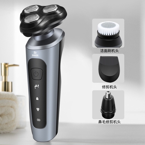 Máy Cạo Râu Nhật Bản Đa Năng 4 Trong 1 Shaver 9D (4in1: tông đơ, cạo râu, tỉa lông, massage rửa mặt) cao cấp [BH 1 tuần]