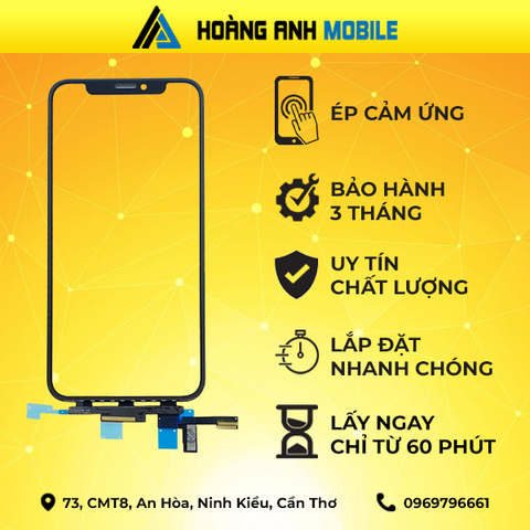 Ép cảm ứng iPhone Xs Max