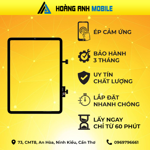 Ép cảm ứng iPad Air