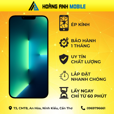 Ép kính iPhone 13 Pro Max