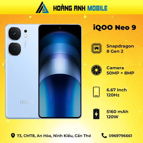 iQOO Neo 9 -  12.256GB (Thanh Lý)