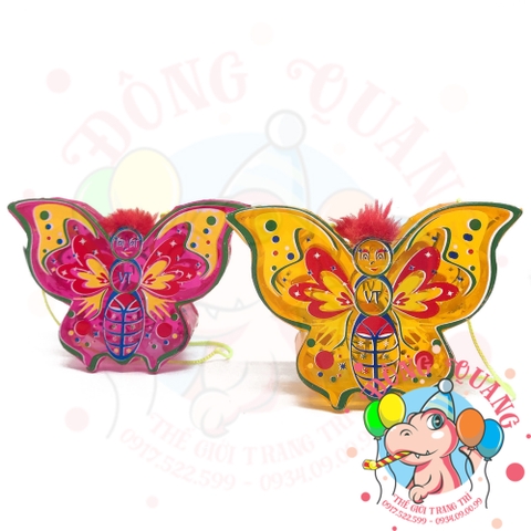 Đèn giấy kiếng khung nhựa mini loại 1