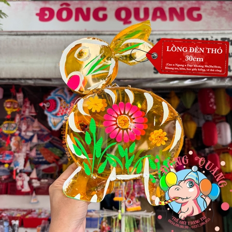 Đèn Trung thu Thỏ giấy kiếng