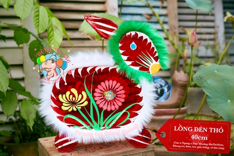 Đèn Trung thu Thỏ giấy kiếng