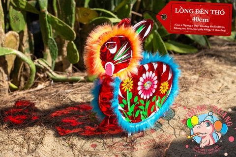 Đèn Trung thu Thỏ giấy kiếng