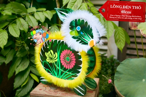 Đèn Trung thu Thỏ giấy kiếng