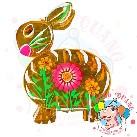 Đèn Trung thu Thỏ giấy kiếng