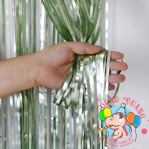 Rèm kim tuyến sợi mờ (10 màu)