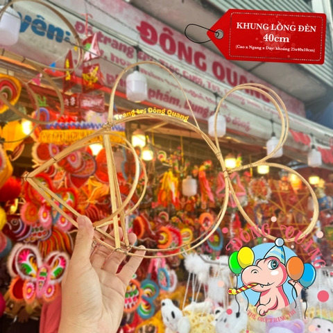 Khung lồng đèn tre