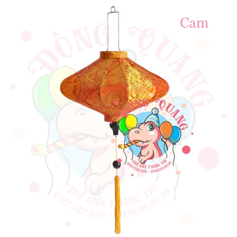 Lồng đèn Hội An vải gấm - dáng đĩa bay