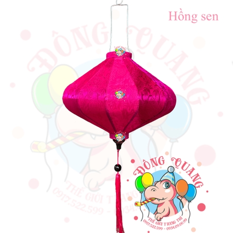 Lồng đèn Hội An vải gấm - dáng đĩa bay