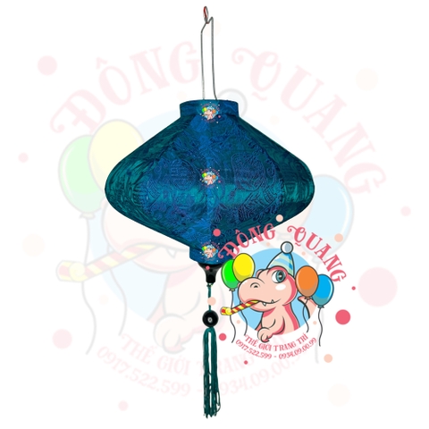 Lồng đèn Hội An vải gấm - dáng đĩa bay