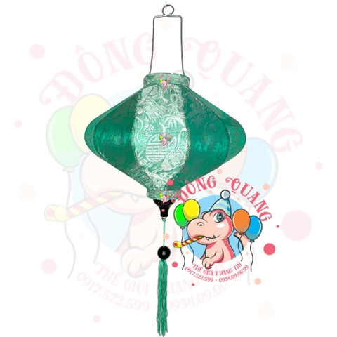 Lồng đèn Hội An vải gấm - dáng đĩa bay