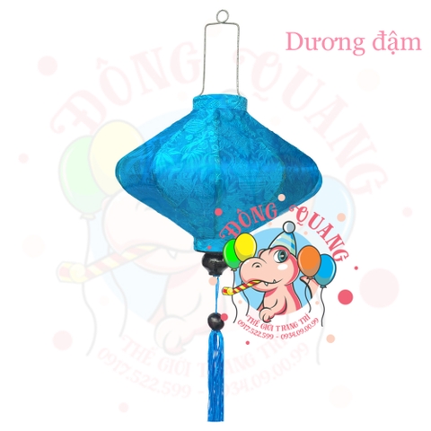 Lồng đèn Hội An vải gấm - dáng đĩa bay